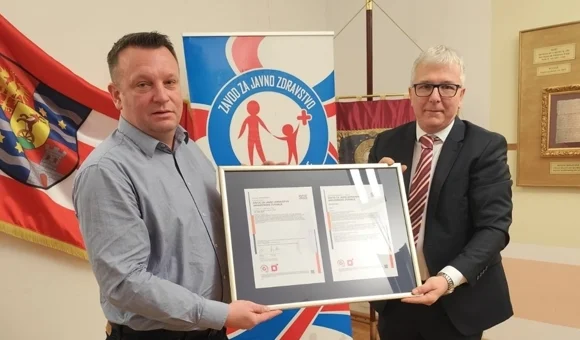 Zavodu za javno zdravstvo Varaždinske županije uručeni Certifikat ISO 9001