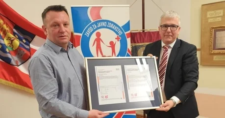 Zavodu za javno zdravstvo Varaždinske županije uručeni Certifikat ISO 9001