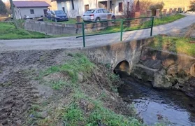 Potok Koruščak u naselju Remetinec