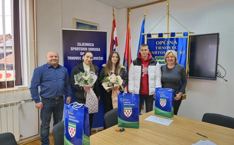 Općina Trnovec Bartolovečki financijskim sredstvima podržala vrhunske sportaše