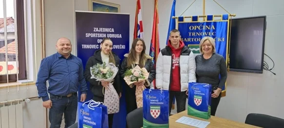 Općina Trnovec Bartolovečki financijskim sredstvima podržala vrhunske sportaše