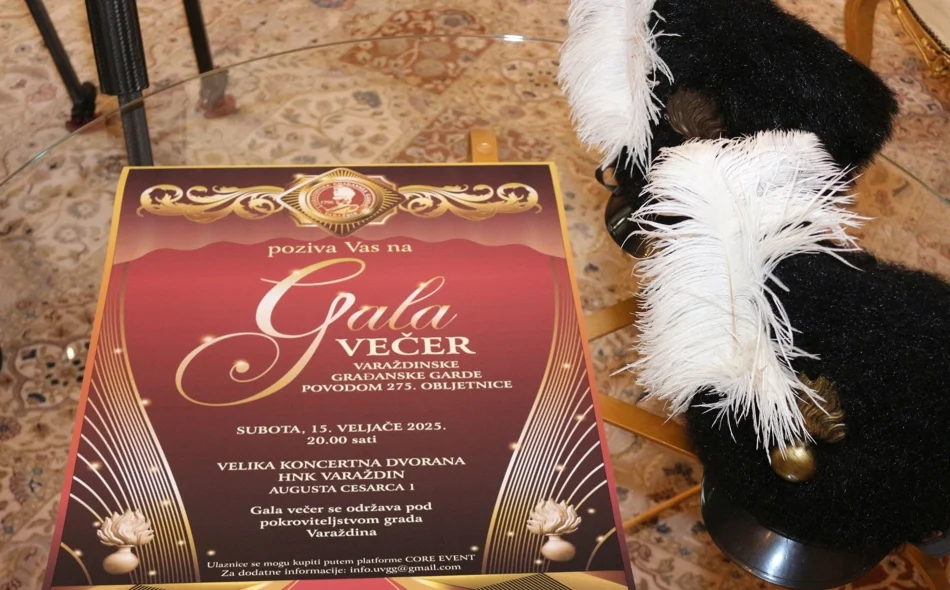 Varaždinska građanska garda najavila „Gala večer“ povodom 275. obljetnice