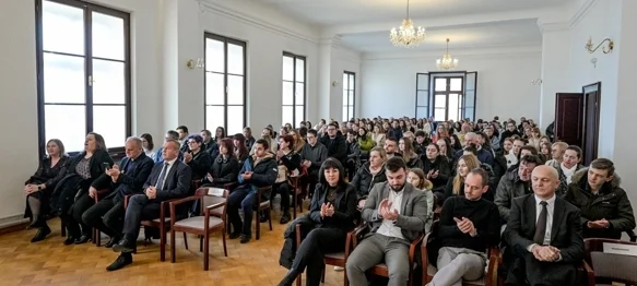 Svečanost dodjele učeničkih i studentskih stipendija u dvorani Glazbene škole Varaždin