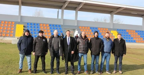 Radovi na uređenju tribine nogometnog centra NK Varteksa u Hrašćici pred završetkom