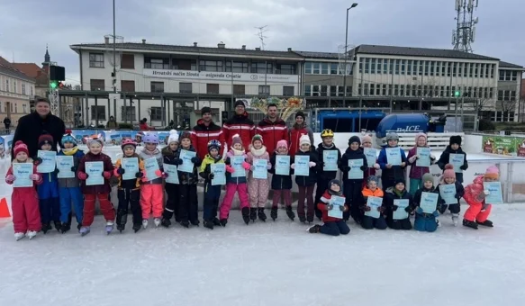 Uspješno završena Škola klizanja na Kapucinskom trgu u Varaždinu