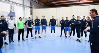 Reprezentacija Hrvatske na pripremama u dvorani DG Sporta u Prelogu