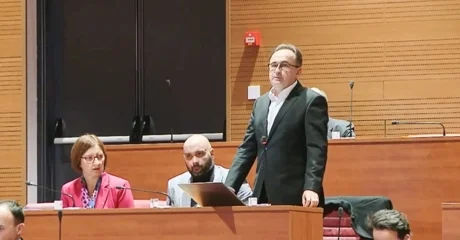 Dubravko Bilić u Hrvatskom saboru