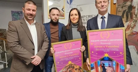Priznanju su primi direktorica gradsku Turističke zajednice Jelena Toth i gradonačelnik Neven Bosilj