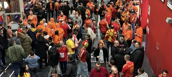 Varaždinska policija o makedonskim navijačima: &bdquo;Pijanim gledateljima nije omogućen ulaz u dvoranu&ldquo;