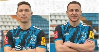 Matej Vuk i Atdhe Mazari u dresovima varaždinskog nogometnog prvoligaša