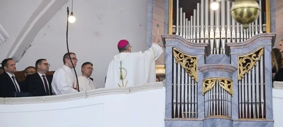 Biskup Radoš blagoslovio obnovljene orgulje župne crkve u Bednji