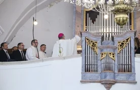 Biskup Radoš blagoslovio obnovljene orgulje župne crkve u Bednji