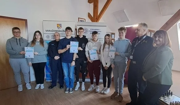 U Strojarskoj i prometnoj školi Varaždin uručene pohvalnice i nagrade za „Prometnu učilicu“