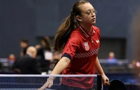 Mlada stolnotenisačica Tena Špoljarić nastupila je za reprezentaciju Hrvatske