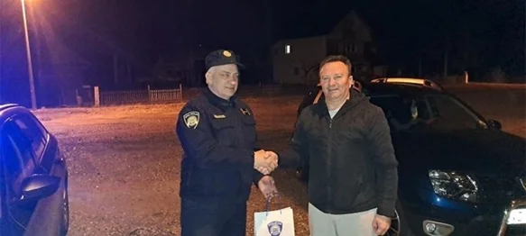 Uzornog vozača Branka Husnjaka nagradili su pripadnici PU varaždinske