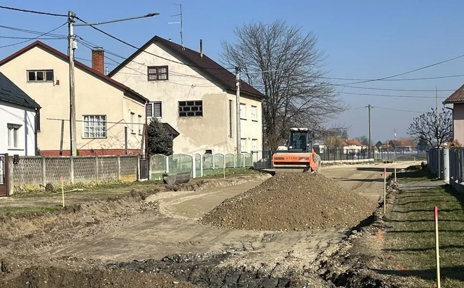 Radovi na sanaciji Ulice Gustava Krkleca u naselju Trnovec