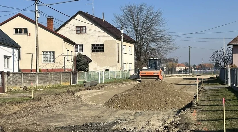 Radovi na sanaciji Ulice Gustava Krkleca u naselju Trnovec