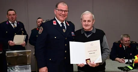 FOTO Na Skupštini DVD-a Lepoglava najavljen novi vatrogasni centar, Miroslavu Žuniću spomenica za 60 godina vatrogastva