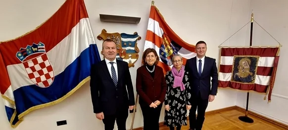 Župan Anđelko Stričak priredio prijam za veleposlanicu Portugalske republike Nj.E. Mariu Manuel Quintela Batista Durão