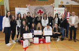 FOTO Osnova škola Gustava Krkleca u Maruševcu ugostila natjecanje ekipa prva pomoći mladih Hrvatskog Crvenog križa