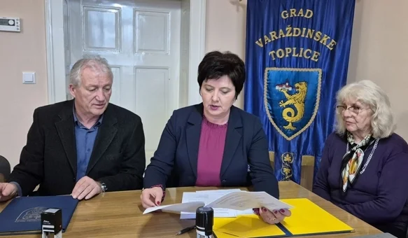 Potpisivanje ugorova za izgradnju dječjeg vrtića u Varaždinskim Toplicama