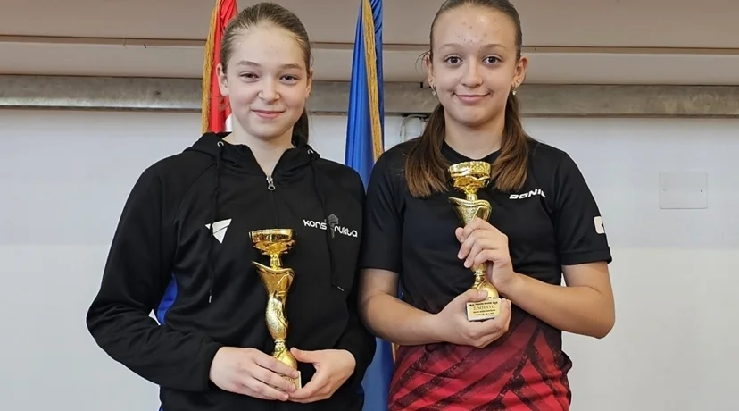 Stolni tenis: Tena Špoljarić i Lara Zadravec doprvakinje Hrvatske
