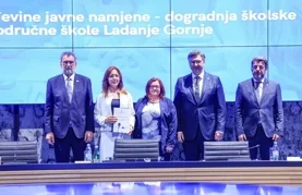 Plenković dao pola milijuna eura za dogradnju dvorane u Gornjem Ladanju