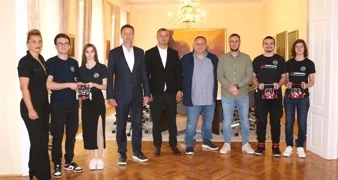 Varaždinski robotičari nakon Amerike na prijamu kod gradonačelnika