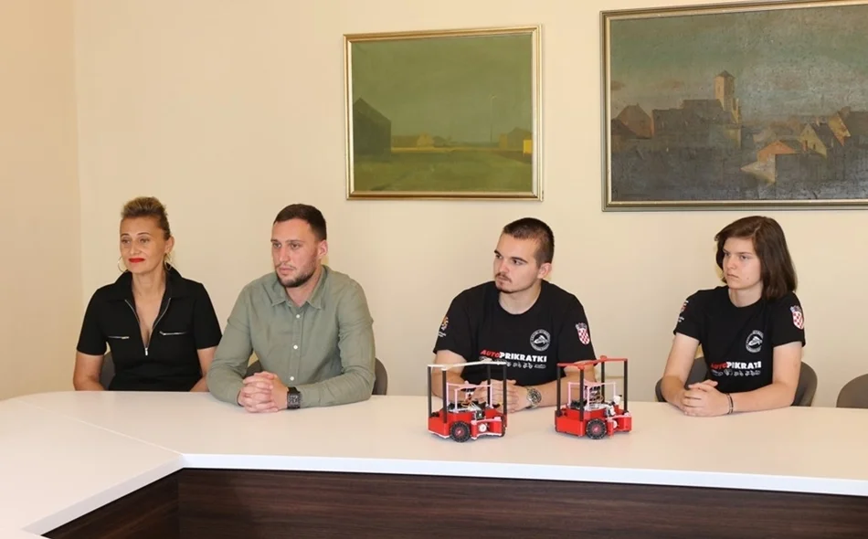 Varaždinski robotičari nakon Amerike na prijamu kod gradonačelnika
