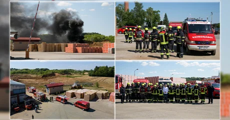 Pokazna vježba u Ciglani Cerje Tužno