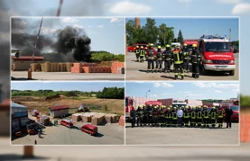 Pokazna vježba u Ciglani Cerje Tužno