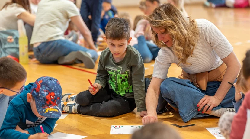 Varaždinski predškolci crtežima proslavili početak Olimpijskog festivala