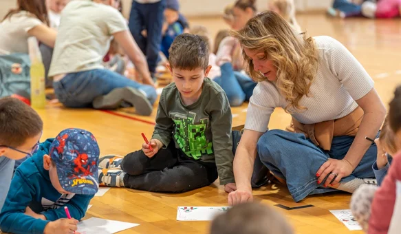 Varaždinski predškolci crtežima proslavili početak Olimpijskog festivala