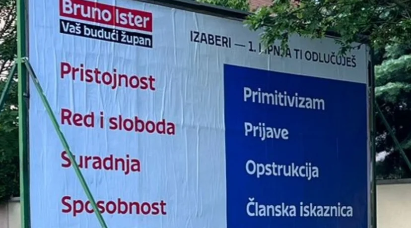HDZ reagirao na SDP-ov plakat, iz Povjerenstva pozivaju na poštenu kampanju