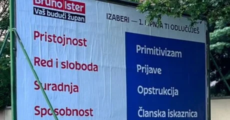 HDZ reagirao na SDP-ov plakat, iz Povjerenstva pozivaju na poštenu kampanju