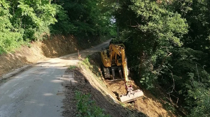 Započeli radovi na sanaciji klizišta u Rijeci Voćanskoj