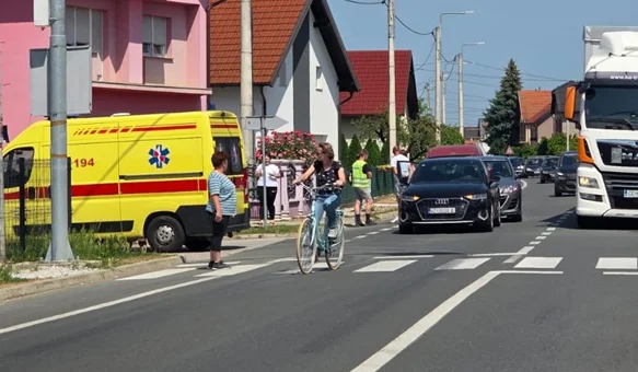 Nesreća na državnoj cesti u Nedeljancu, stvara se gužva