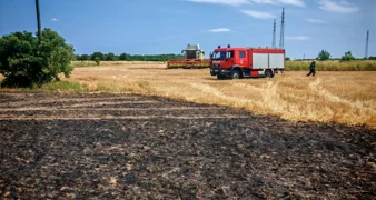 Požar na kombajnu proširio se na šest hektara strništa
