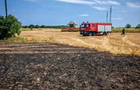 Požar na kombajnu proširio se na šest hektara strništa