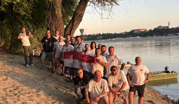 Varaždinski branitelji Dravom i Dunavom jubilarni 20. put stigli u Vukovar