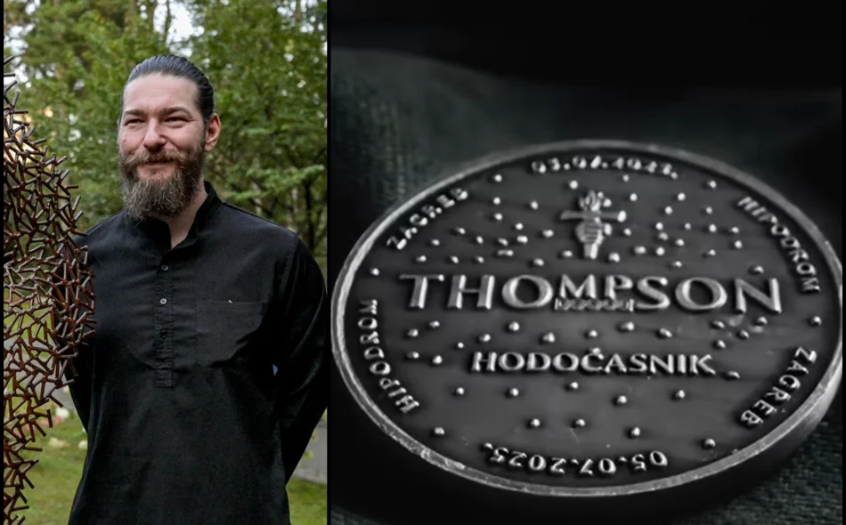 Varaždinac Nikola Vudrag autor ekskluzivnog medaljona za Thompsonov koncert