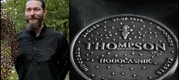 Varaždinac Nikola Vudrag autor ekskluzivnog medaljona za Thompsonov koncert