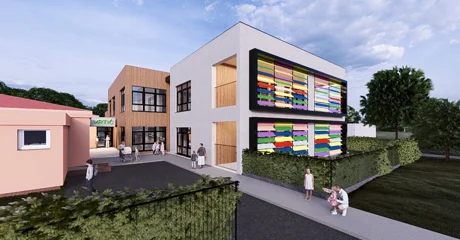 Izgled Dječjeg vrtića Varaždin objekta Dravska nakon što će biti dograđen