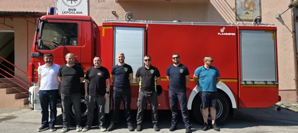 Autocisterna DVD-a Lepoglava dislocirana na otok Rab