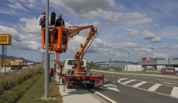 Postavljena četiri nova kućišta za kamere za nadzor brzine