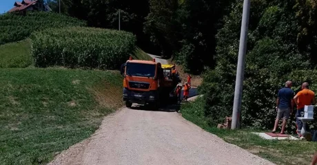 Završeno asfaltiranje dionice između zaseoka Osonjak i Dleski