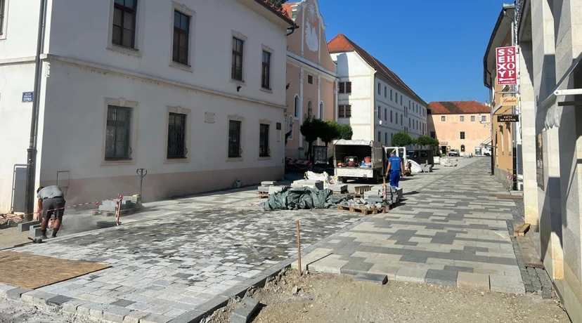 Uređenje Pavlinske ulice u samome centru je pred završetkom