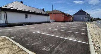 Uređeno parkiralište uz Društveni dom u Bartolovcu
