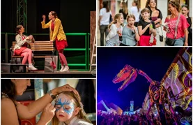 FOTO I dinosauri špancirali, Iva i Gloria do suza nasmijali publiku