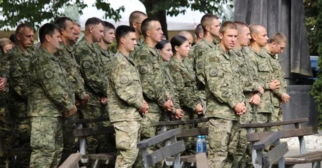 FOTO Hrvatska vojska i policija hodočastili u svetište Predragocjene Krvi Kristove